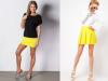 Čo nosiť so žltými sukňami