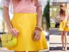 Čo nosiť so žltou sukňou: slnečný a jasný vzhľad